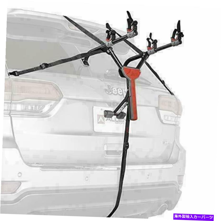 USサイクルキャリア アレンスポーツMT2-Bコンパクト折りたたみ2バイクトランクマウントカーラック自転車キャリア Allen Sports MT2-B Compact Folding 2-Bike Trunk Mount Car Rack Bicycle Carrier【並行輸入品】