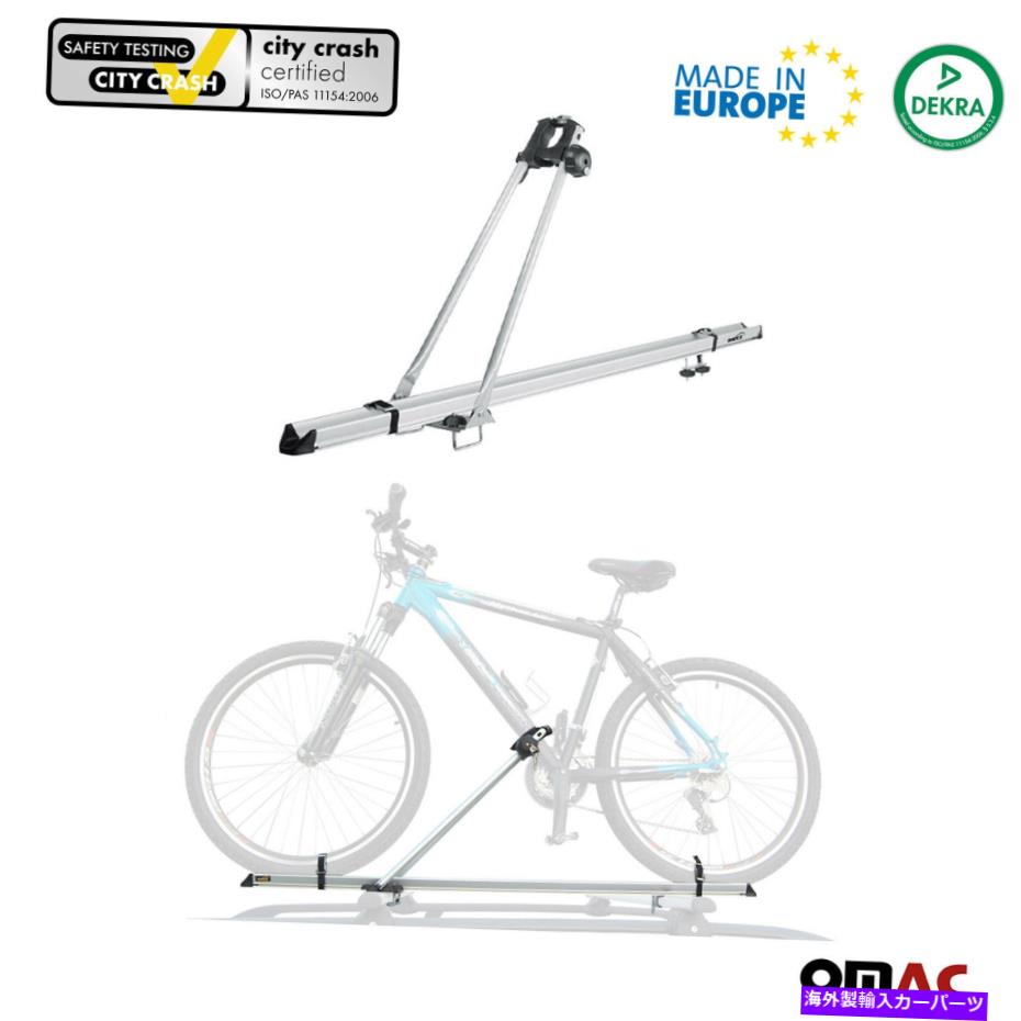 USサイクルキャリア プロバイクキャリアルーフマウントアルミニウムスチール自転車ラックサイクリングカートラックSUV Pro Bike Carrier Roof Mount Aluminum Steel Bicycle Rack Cycling Car Truck SUV【並行輸入品】