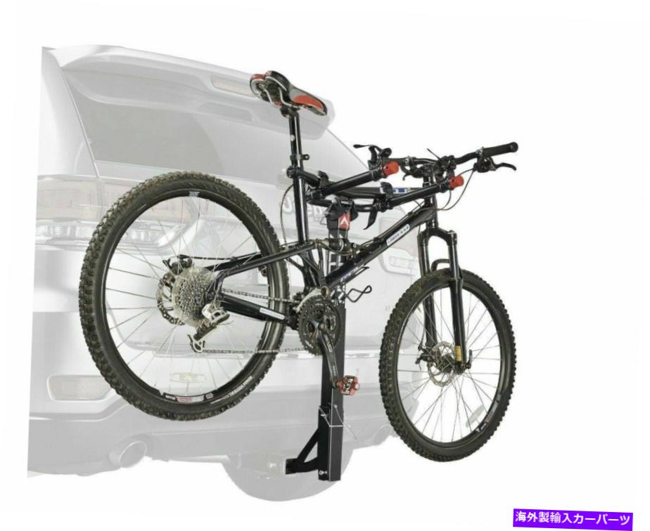 USサイクルキャリア 2自転車キャリアラックカートラックミニバントレーラーヒッチマウントブラックパウダーコーティング 2 BICYCLE CARRIER RACK Car Truck Minivan Trailer Hitch Mount Black Powder Coated【並行輸入品】