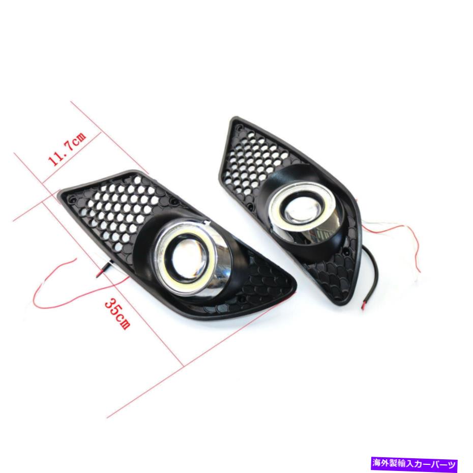 フォグライト フィット08-10ベンツCクラスW204カーパーツフロントバンパーフォグライトグリル左＆右 Fit 08-10 Benz C-Class W204 Car Parts Front Bumper Fog Light Grill Left &Right【並行輸入品】