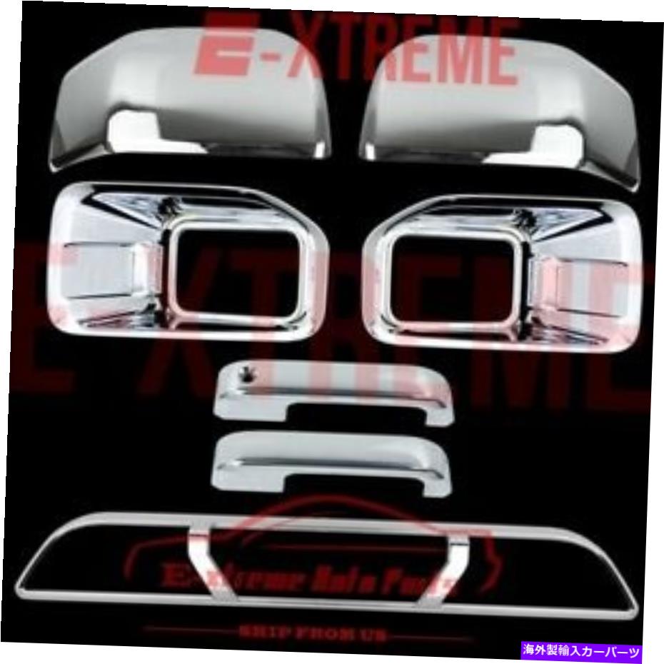 フォグライト 2015-2016 Ford F150 Chrome Foglamp+Mirror+2ハンドル+リア3rdブレイクライトカバー 2015-2016 FORD F150 Chrome Fog Lamp+Mirror+2 Handles+Rear 3rd Break Light Cover【並行輸入品】 41,685円