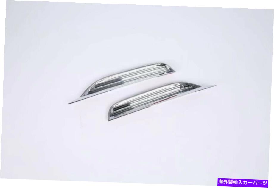 フォグライト ホンダフィットジャズ2018 2019クロムテールリアフォグライトランプカバートリムベゼル For Honda Fit Jazz 2018 2019 Chrome Tail Rear Fog Light Lamp Cover Trim Bezel【並行輸入品】