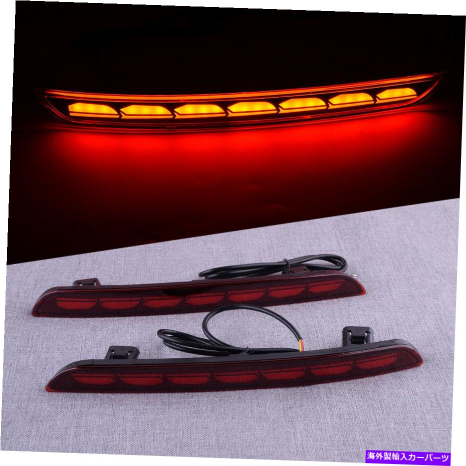 フォグライト ホンダシビックセダンに適した2 xledリアフォグライトテールバンパーライト2022 well 2xLED Rear Fog Light Tail Bumper Light Fit For Honda Civic Sedan 11th 2022 Well【並行輸入品】
