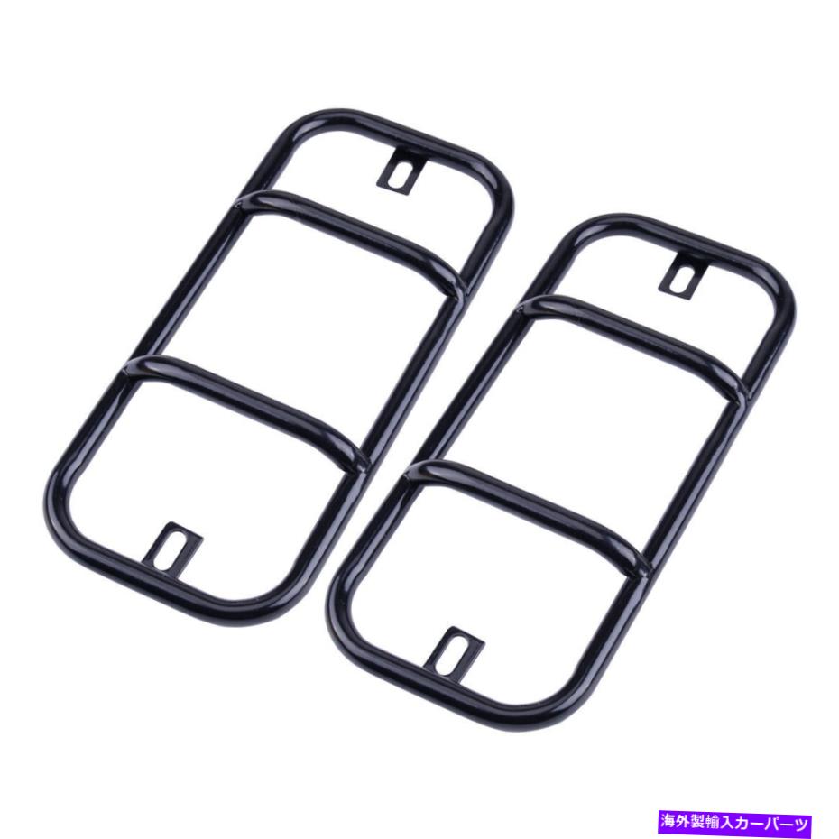 フォグライト 2PCSカーリアフォグランプライトフレームトリムカバースズキジミニー2007-17に適しています 2pcs Car Rear Fog Lamp Light Frame Trim Cover Black Fit For Suzuki Jimny 2007-17【並行輸入品】
