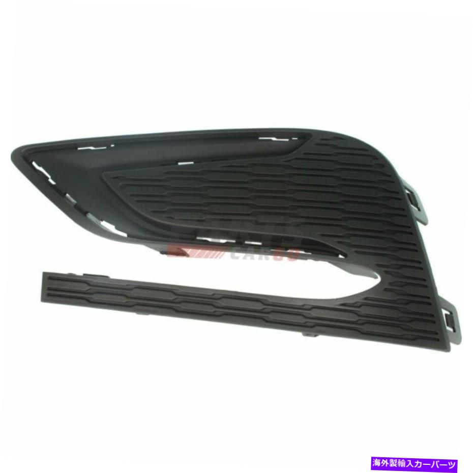 フォグライト 新しいフォグランプカバーテクスチャブラックレフトフィット2016-2018シボレークルーズ84095932 New Fog Lamp Cover Textured Black Left Fits 2016-2018 Chevrolet Cruze 84095932【並行輸入品】