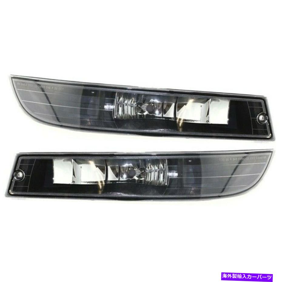 フォグライト 2000-05シボレーインパラLH＆RH CAPA W/ BULBSの2つのクリアレンズフォグライトのセット Set of 2 Clear Lens Fog Light For 2000-05 Chevrolet Impala LH & RH CAPA w/ Bulbs【並行輸入品】