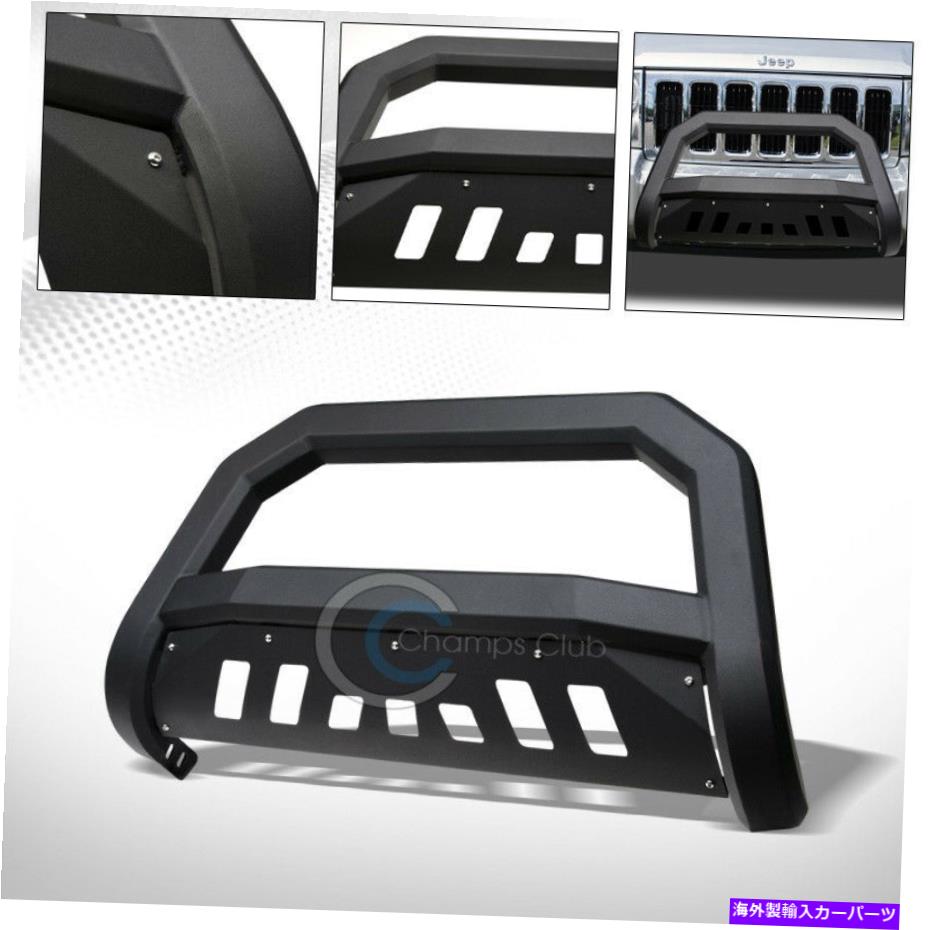 Bull Bar フィット05-07ジープグランドチェロキー/コマンダーマットブルクAVTボールドブルバーグリルガード Fit 05-07 Jeep Grand Cherokee/Commander Matte Blk AVT Bold Bull Bar Grille Guard【並行輸入品】|Us Custom Parts Shop USDM