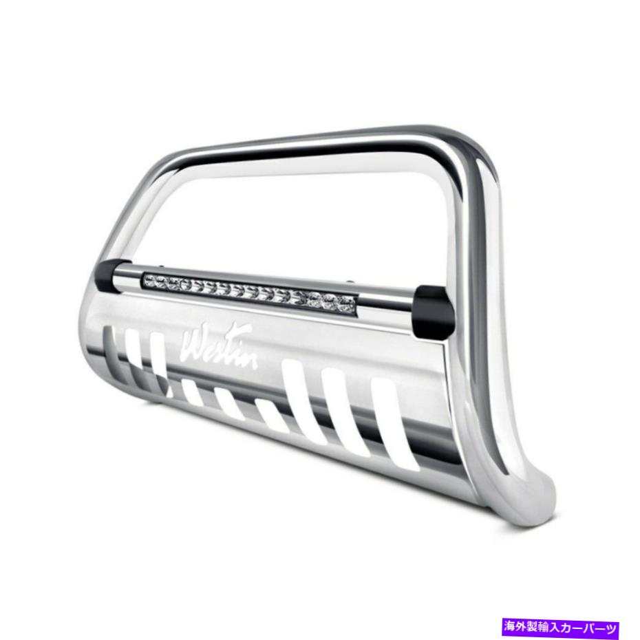 Bull Bar ラム1500クラシック19-22 3 "究極のクロムLEDブルバーWブラッシュスキッドプレート For Ram 1500 Classic 19-22 3" Ultimate Chrome LED Bull Bar w Brushed Skid Plate【並行輸入品】|Us Custom Parts Shop USDM