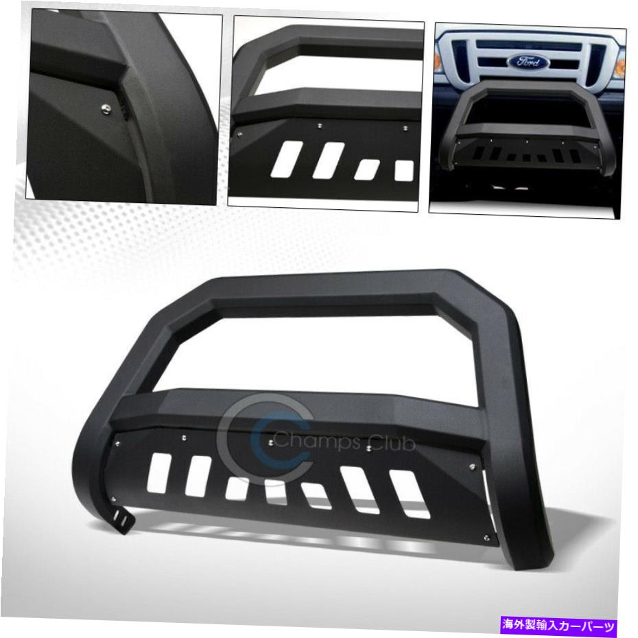 Bull Bar フィット98-11フォードレンジャーマットブルクAVTボールドブルバーブラシプッシュバンパーグリルガード Fit 98-11 Ford Ranger Matte Blk AVT Bold Bull Bar Brush Push Bumper Grille Guard【並行輸入品】|Us Custom Parts Shop USDM