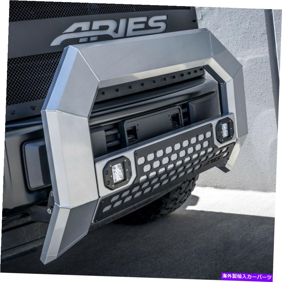 Bull Bar 牡羊座2155101高地クロムアルミニウムのブルバーを選択したラム用のライト付き ARIES 2155101 AdvantEDGE Chrome Aluminum Bull Bar with Lights for Select Ram【並行輸入品】｜Us Custom Parts Shop USDM