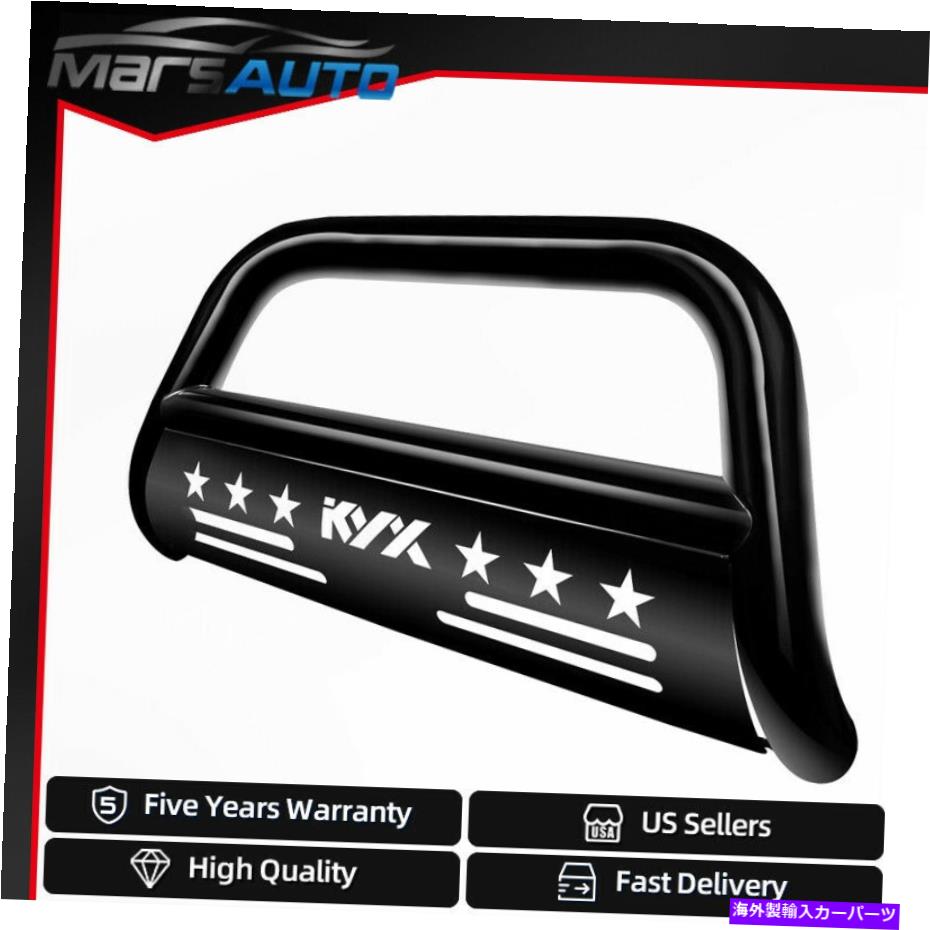 Bull Bar 1999年から2006年のフロントブルバーが適合 Front Bull Bar Fits For 1999-2006 Tundra Sequoia Bumper Guard In Black【並行輸入品】