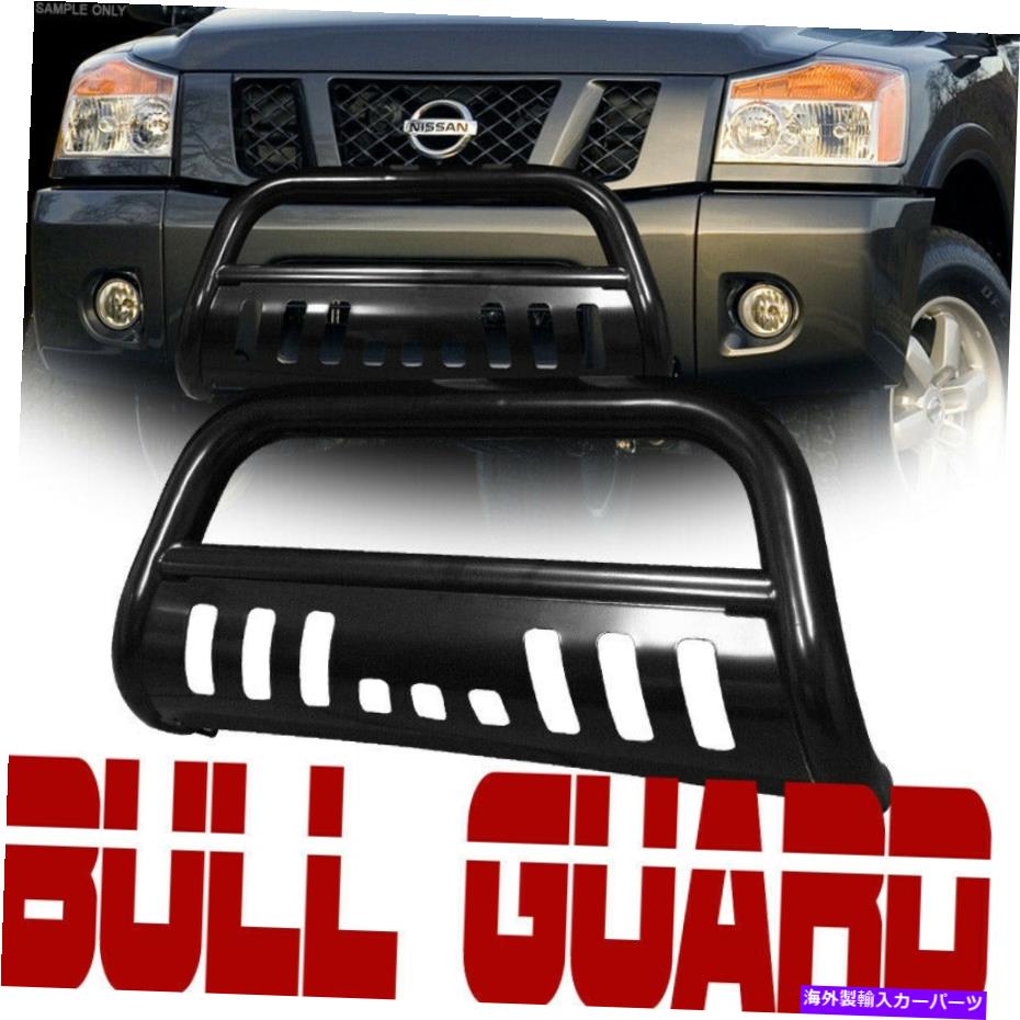 Bull Bar 02-09ラム1500/メガキャブブラックヘビーデューティブルバーバーブラシバンパーグリルグリル For 02-09 Ram 1500/Mega Cab Black Heavyduty Bull Bar Brush Bumper Grill Grille【並行輸入品】