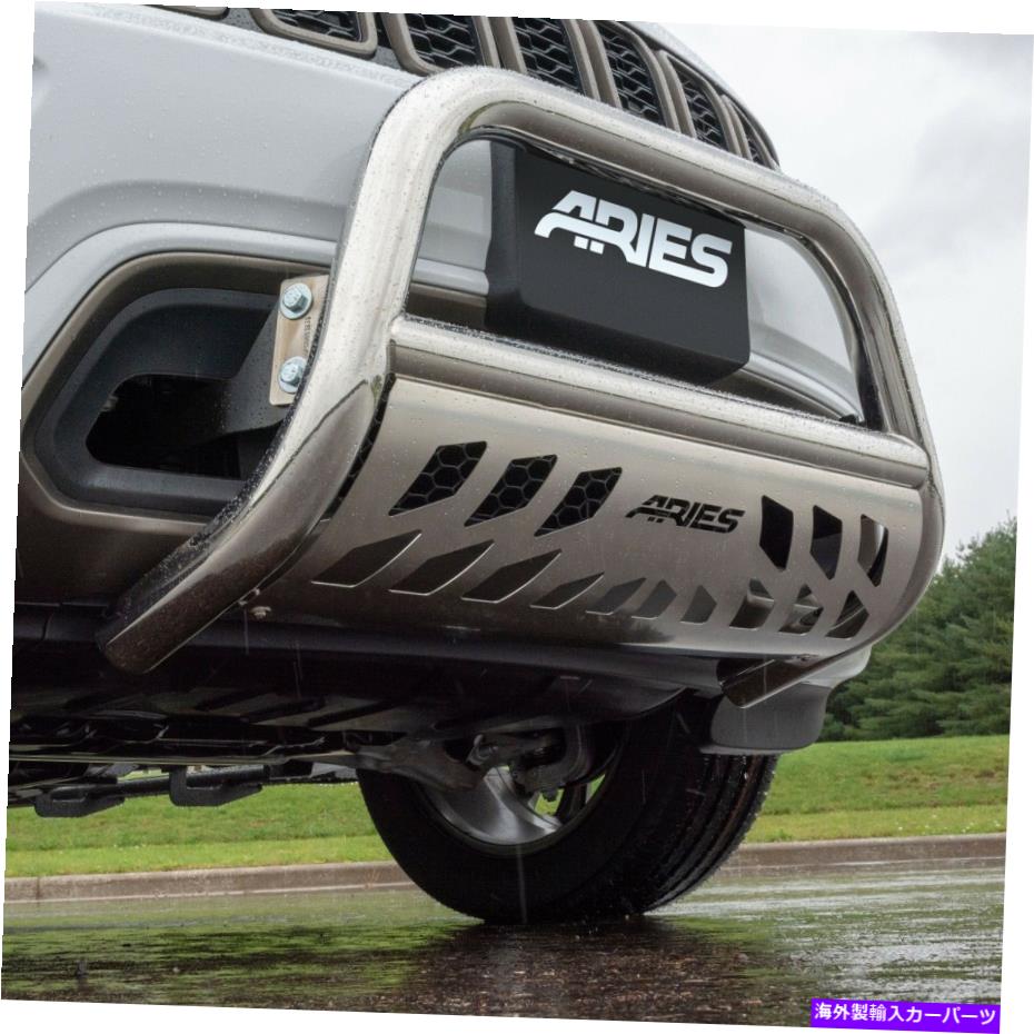 Bull Bar 牡羊座35-4006 Selferado、Sierra 2500、3500のためのポーランドのステンレスブルバー ARIES 35-4006 Polish Stainless Bull Bar for Select Silverado, Sierra 2500, 3500【並行輸入品】