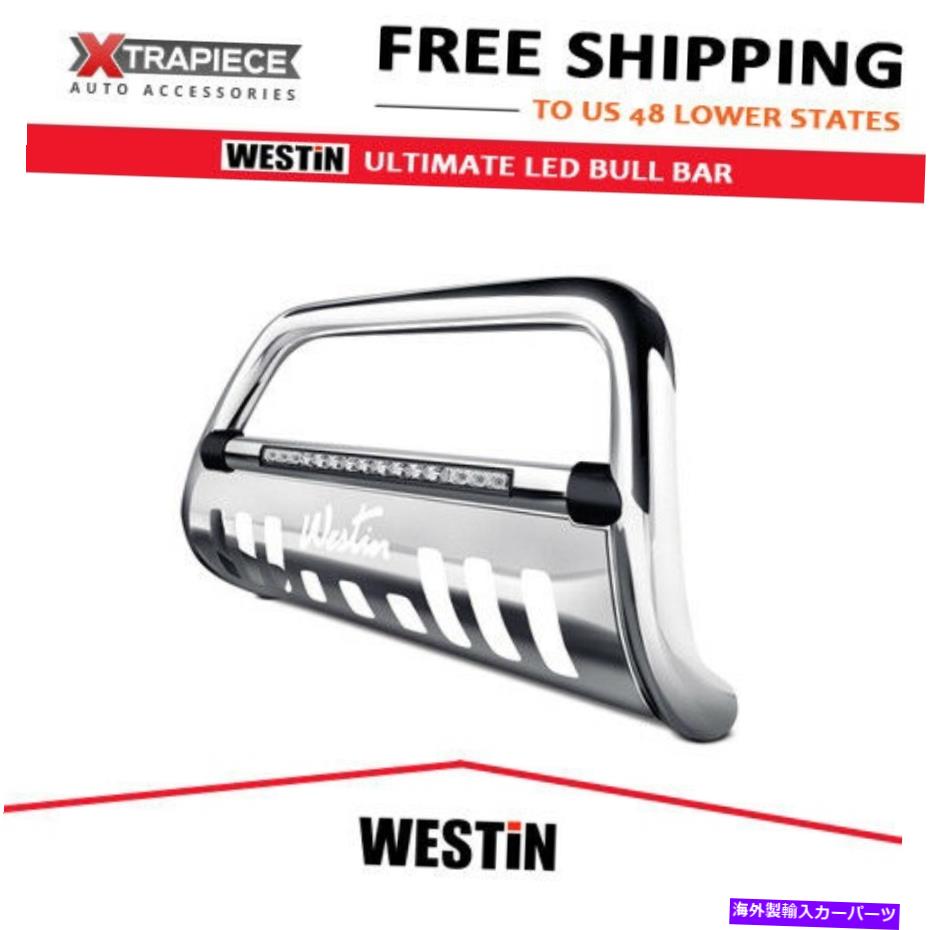 Bull Bar ウェスティンアルティメットLEDブルバーバーコンボビームクロムフィット16-18シボレーシルバラード1500 Westin Ultimate LED Bull Bar Combo Beam Chrome fit 16-18 Chevy Silverado 1500【並行輸入品】