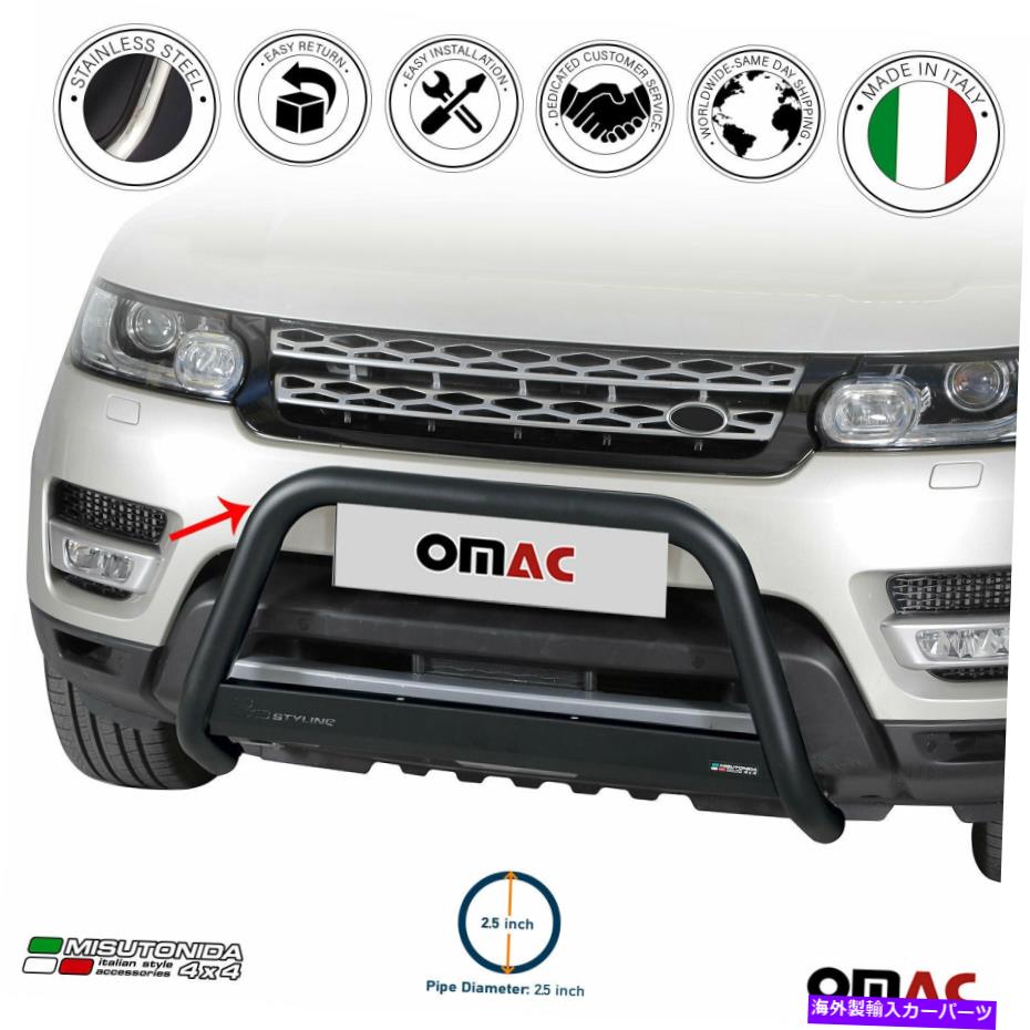 Bull Bar Range Rover Sport 2014-2017 Black S.Steel Bull Bar Front Bumper Grill Guard Fits Range Rover Sport 2014-2017 Black S.Steel Bull Bar Front Bumper Grill Guard【並行輸入品】