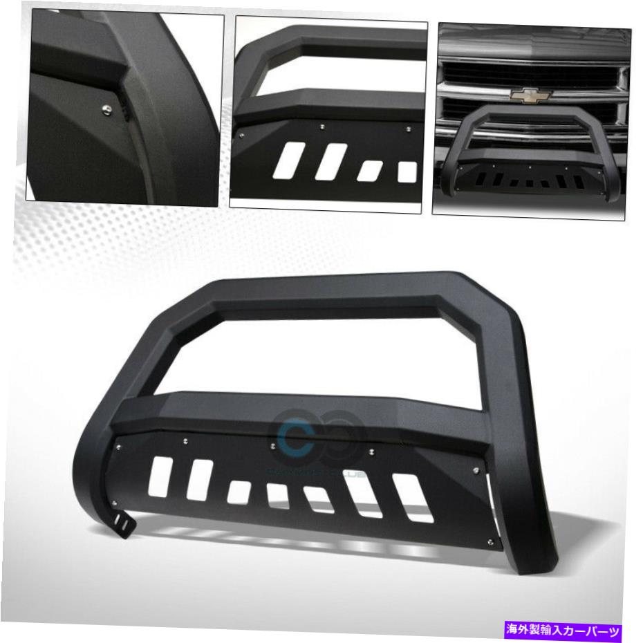 Bull Bar フィット88-00 GMC C10 C/KシエラピックアップマットブラックAVTブルバーバーバンパーグリルガード Fit 88-00 GMC C10 C/K Sierra Pickup Matte Black AVT Bull Bar Bumper Grille Guard【並行輸入品】|Us Custom Parts Shop USDM