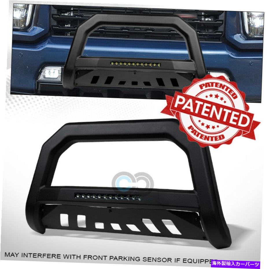 Bull Bar 11-19シルバラド/シエラ2500マットBLK AVT LEDライトブルバーグリルガードWB Fit 11-19 Silverado/Sierra 2500 Matte Blk AVT LED Light Bull Bar Grille Guard wb【並行輸入品】｜Us Custom Parts Shop USDM