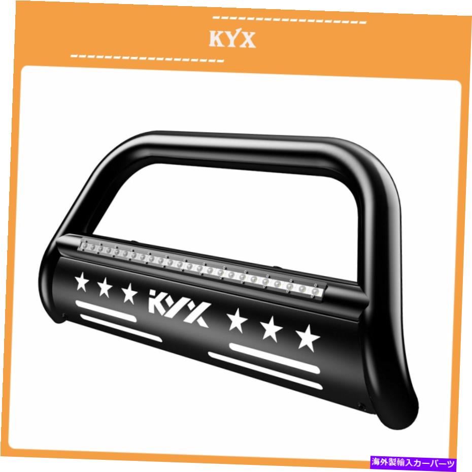 Bull Bar 3 "Toyota Tundra /Sequoia 2008-2021 KyxのLEDライトバー付きチューブブルバー 3" Tubing Bull Bar with LED Light Bar for Toyota Tundra /Sequoia 2008-2021 KYX【並行輸入品】｜Us Custom Parts Shop USDM