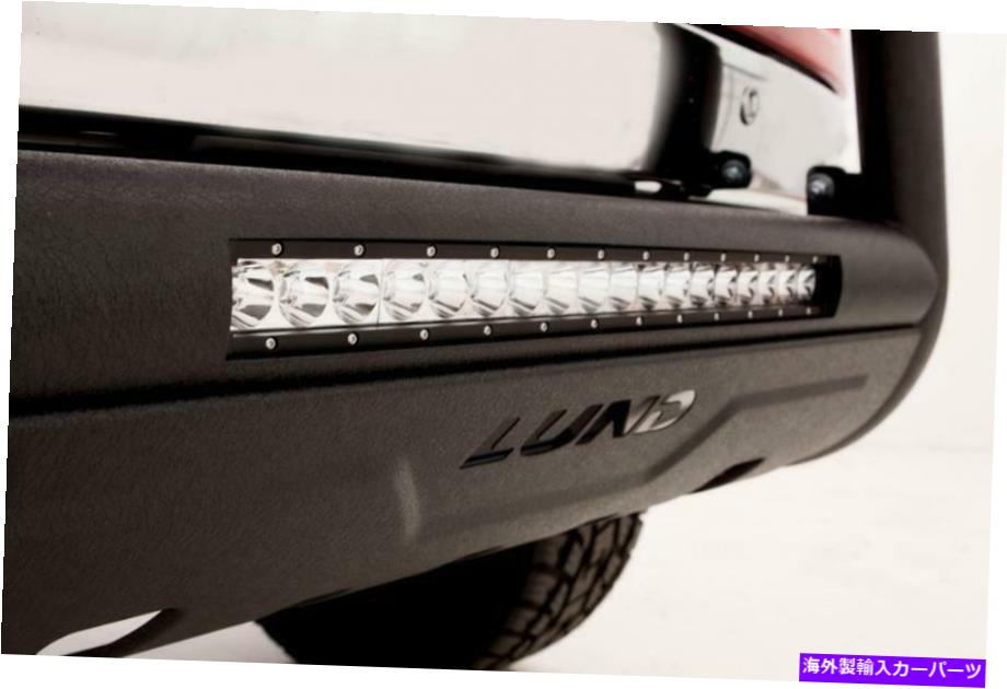 Bull Bar Lund 47121214 LEDライトバーブラック付きのブルバー Lund 47121214 Bull Bar with Led Light Bar-Black【並行輸入品】
