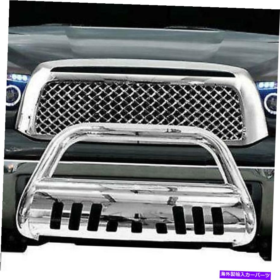Bull Bar 07-19のプッシュバンパーグリルガードトヨタツンドラ/セコイクロムブルバーブラシ Push Bumper Grill Guard for 07-19 TOYOTA TUNDRA/SEQUOI Chrome Bull Bar Brush【並行輸入品】
