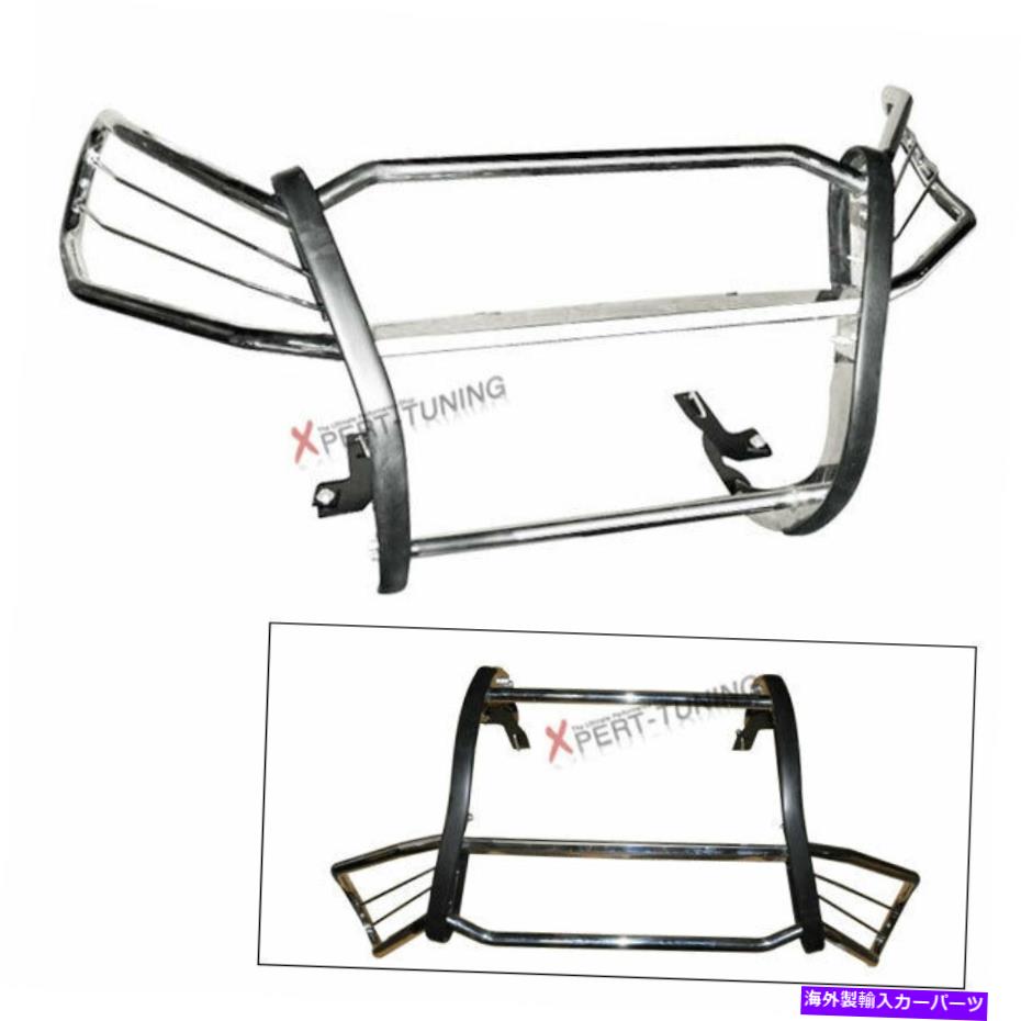Bull Bar フィット07-10ホンダCR-V CRV CHROM CHROMEフロントバンパーグリルブラシガードステンレススチール Fits 07-10 Honda CR-V CRV Chrome Front Bumper Grille Brush Guard Stainless Steel【並行輸入品】