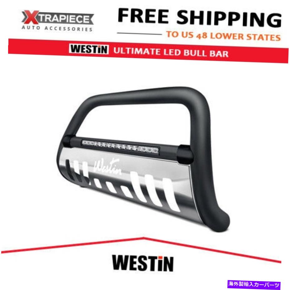Bull Bar ウェスティンアルティメットLEDブルバーコンボビームブラックフィット10-18ダッジラム3500 Westin Ultimate LED Bull Bar Combo Beam Black fit 10-18 Dodge RAM 3500【並行輸入品】