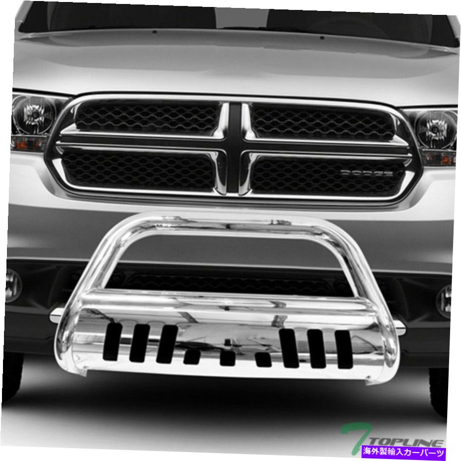 Bull Bar 2011-2013 Durango/Grand Cherokee Bull Bar Bumper Guardのトップライン - ステンレス Topline For 2011-2013 Durango/Grand Cherokee Bull Bar Bumper Guard - Stainless【並行輸入品】|Us Custom Parts Shop USDM