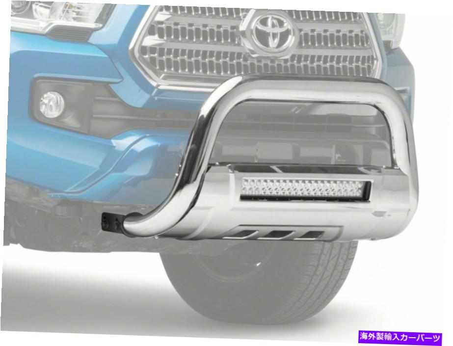 Bull Bar バリケード3.5 "スキッドプレート付きステンレス鋼のブルバーはトヨタ2016-2020に適合します Barricade 3.5" Bull Bar in Stainless Steel with Skid Plate Fits Toyota 2016-2020【並行輸入品】｜Us Custom Parts Shop USDM