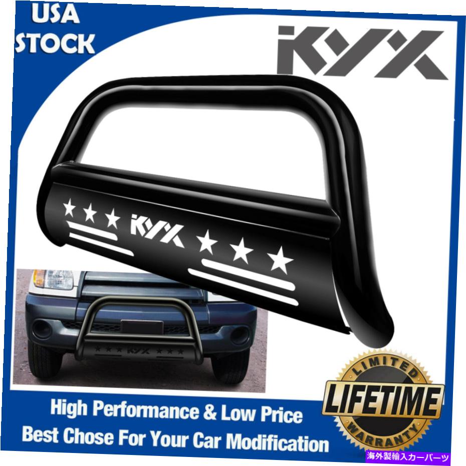 Bull Bar 3インチフロントバンパーブルバーブラシ2001-2007トヨタセコイアブラックのプッシュガード 3” Front Bumper Bull Bar Brush Push Guard For 2001-2007 Toyota Sequoia Black【並行輸入品】