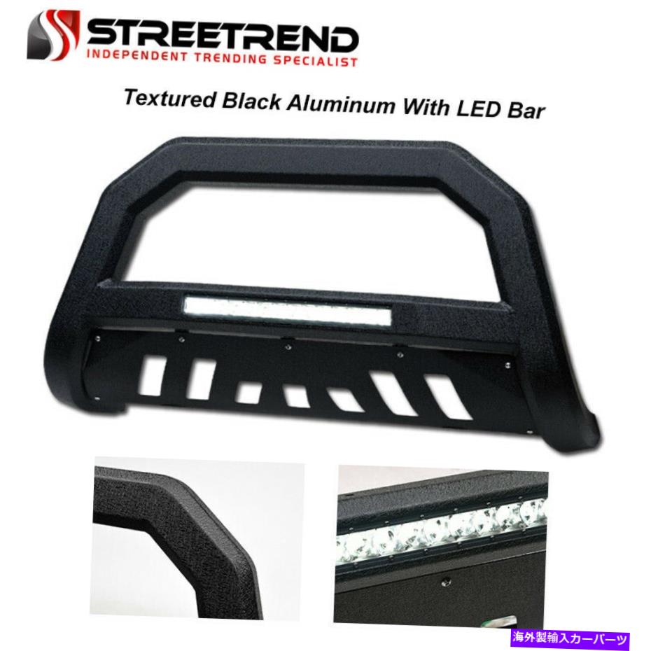 Bull Bar 2002年から2009年のダッジRAMテクスチャブラックAVTアルミニウムLEDブルバーバンパーガード For 2002-2009 Dodge Ram Textured Black AVT Aluminum LED Bull Bar Bumper Guard【並行輸入品】｜Us Custom Parts Shop USDM