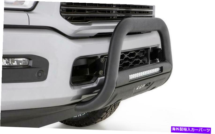 Bull Bar LEDライトバーブラック2019-2021ラム1500ビッグホーンを備えたグリルガードブルバー、2020 Grille Guard Bull Bar with Led Light Bar-Black 2019-2021 Ram 1500 Big Horn, 2020【並行輸入品】
