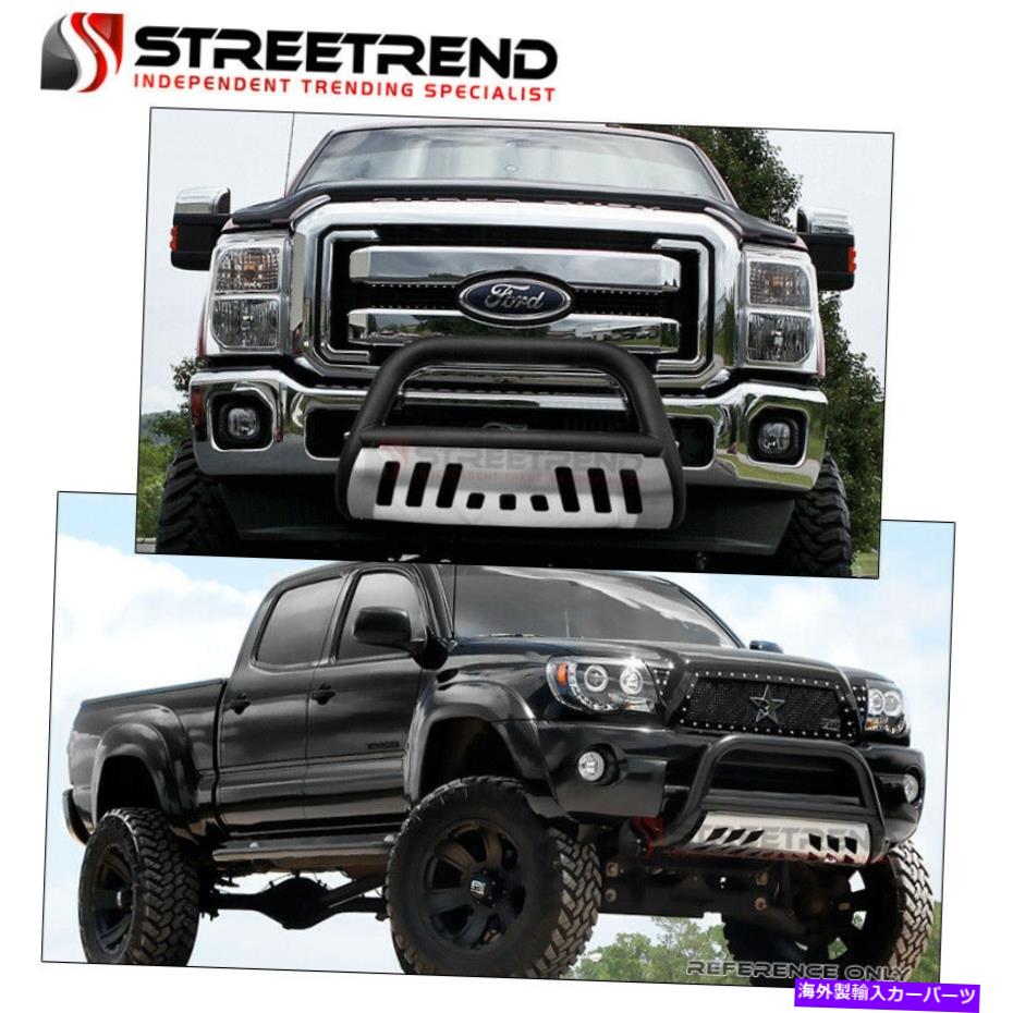 Bull Bar 03-08パイロット/06-14リッジラインマットブルクブルバーバーグリルガードS/Sスキッド For 03-08 Pilot/06-14 Ridgeline Matte Blk Bull Bar Bumper Grille Guard S/S Skid【並行輸入品】｜Us Custom Parts Shop USDM
