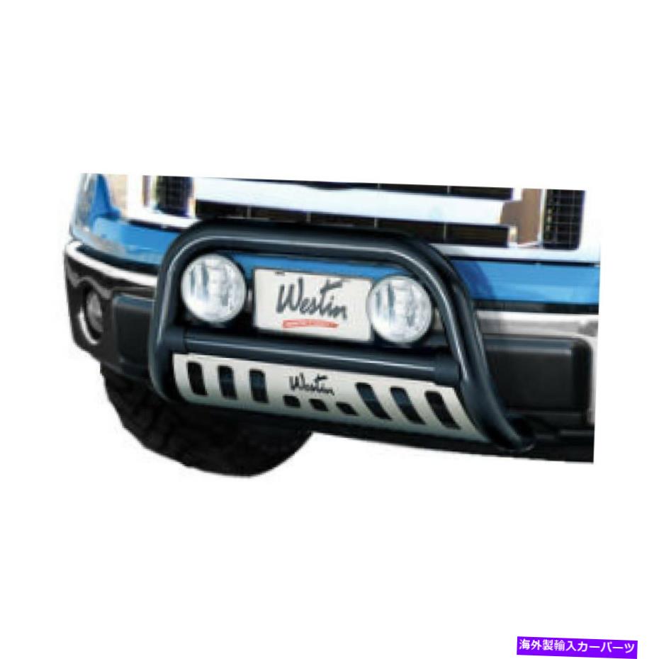 Bull Bar ウェスティン32-2405ナビゲーターと遠征用のスキッドプレート付きブラックアルティメットブルバー Westin 32-2405 Black Ultimate Bull Bar w/ Skid Plate for Navigator & Expedition【並行輸入品】