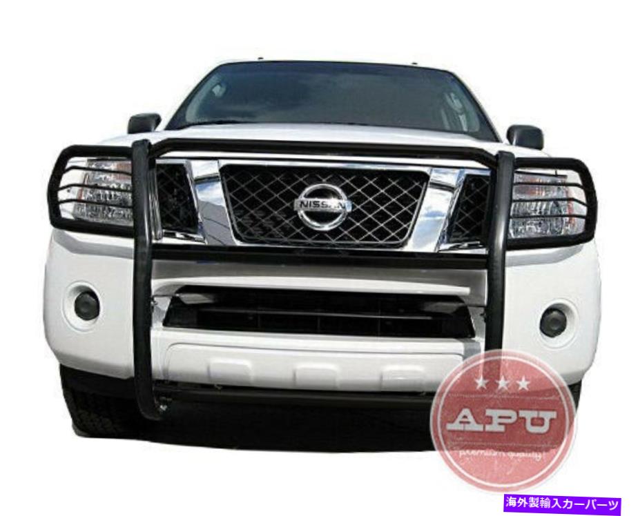 Bull Bar APUフィット05-21日産フロンティアブラックグリルブラシバンパーガードブルクラッシュバー APU Fits 05-21 Nissan Frontier Black Grille Brush Bumper Guard Bull Crash Bar【並行輸入品】