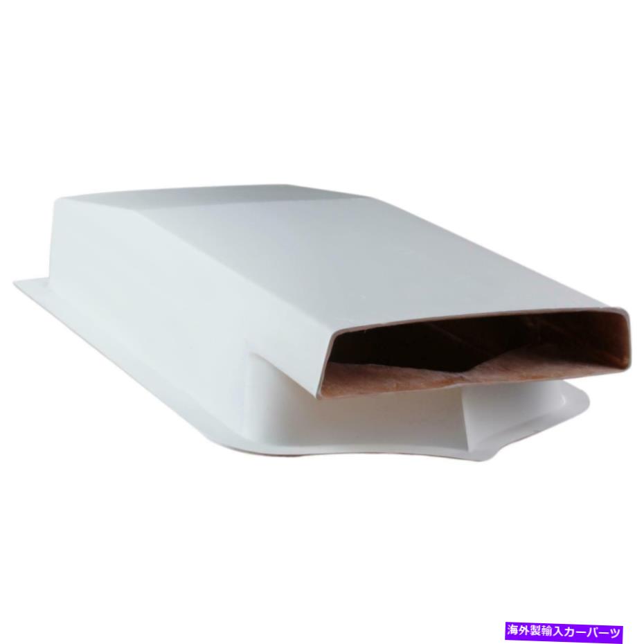 フードベントトリム シュノーケルドラッグカーグラスファイバーフードエアスクープ、1ピース、28 x 17 x 6 Snorkel Drag Car Fiberglass Hood Air Scoop, 1-Piece, 28 x 17 x 6【並行輸入品】