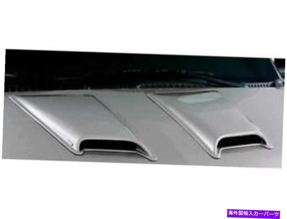フードベントトリム Lund 80002ミディアムフードスクープ13 x 28 x 2.5 1997年から2005年のビュイックセンチュリー LUND 80002 Medium Hood Scoops 13 X 28 X 2.5 Pair For 1997-2005 Buick Century【並行輸入品】