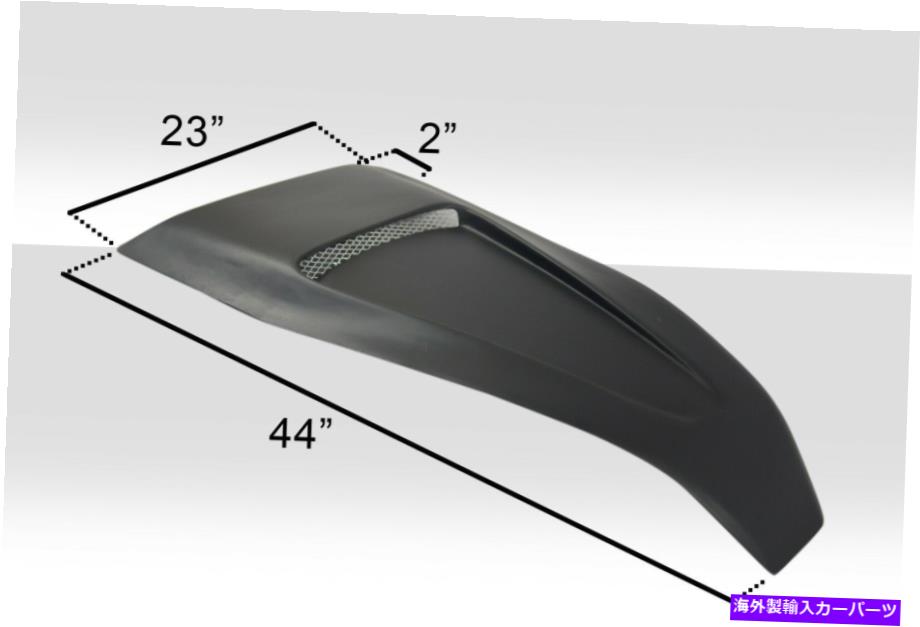 フードベントトリム ユニバーサルデュラフレックススーパースポーツフードスクープのために-1ピース For Universal Duraflex Super Sport Hood Scoop - 1 Piece【並行輸入品】