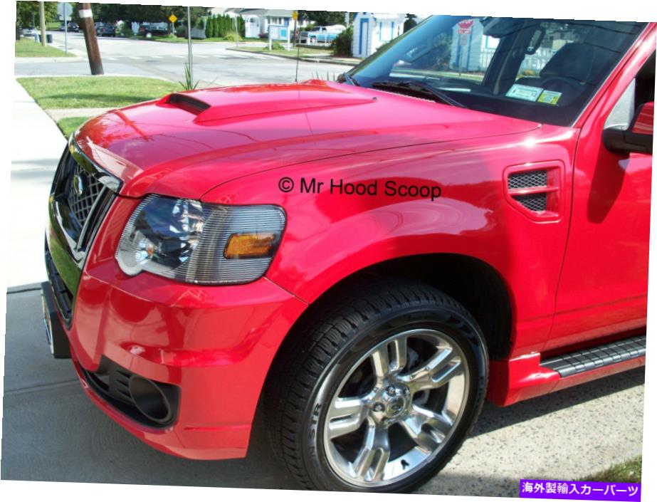 フードベントトリム フォードエクスプローラースポーツトラックとアドレナリンmrhoodscoop hs009のフードスクープ塗装 Hood Scoop For Ford Explorer SportTrac and Adrenalin MrHoodScoop HS009 PAINTED【並行輸入品】|Us Custom Parts Shop USDM
