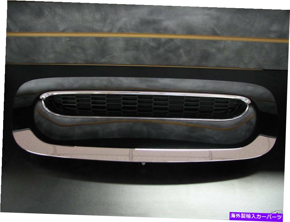 フードベントトリム ミニクーパーS R55/R56/R57クロムフードスクープ付きおよびブラックグリルOEM Mini Cooper S R55/R56/R57 Chrome Hood Scoop With And Black Grill OEM【並行輸入品】|Us Custom Parts Shop USDM