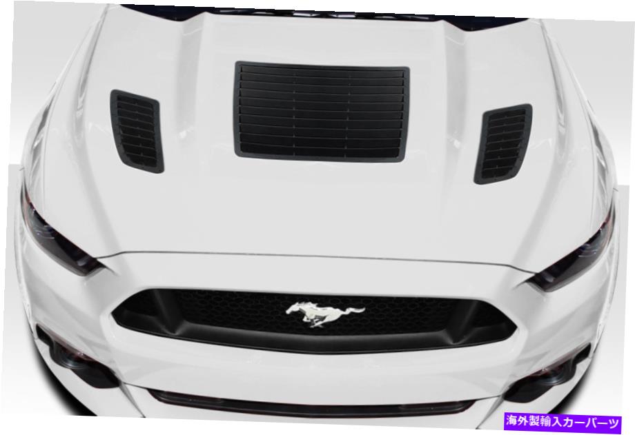 フードベントトリム Duraflex GT1 Hood Vents Body Kitは15-17 Ford Mustangを追加します Duraflex GT1 Hood Vents Body Kit Add On for 15-17 Ford Mustang【並行輸入品】