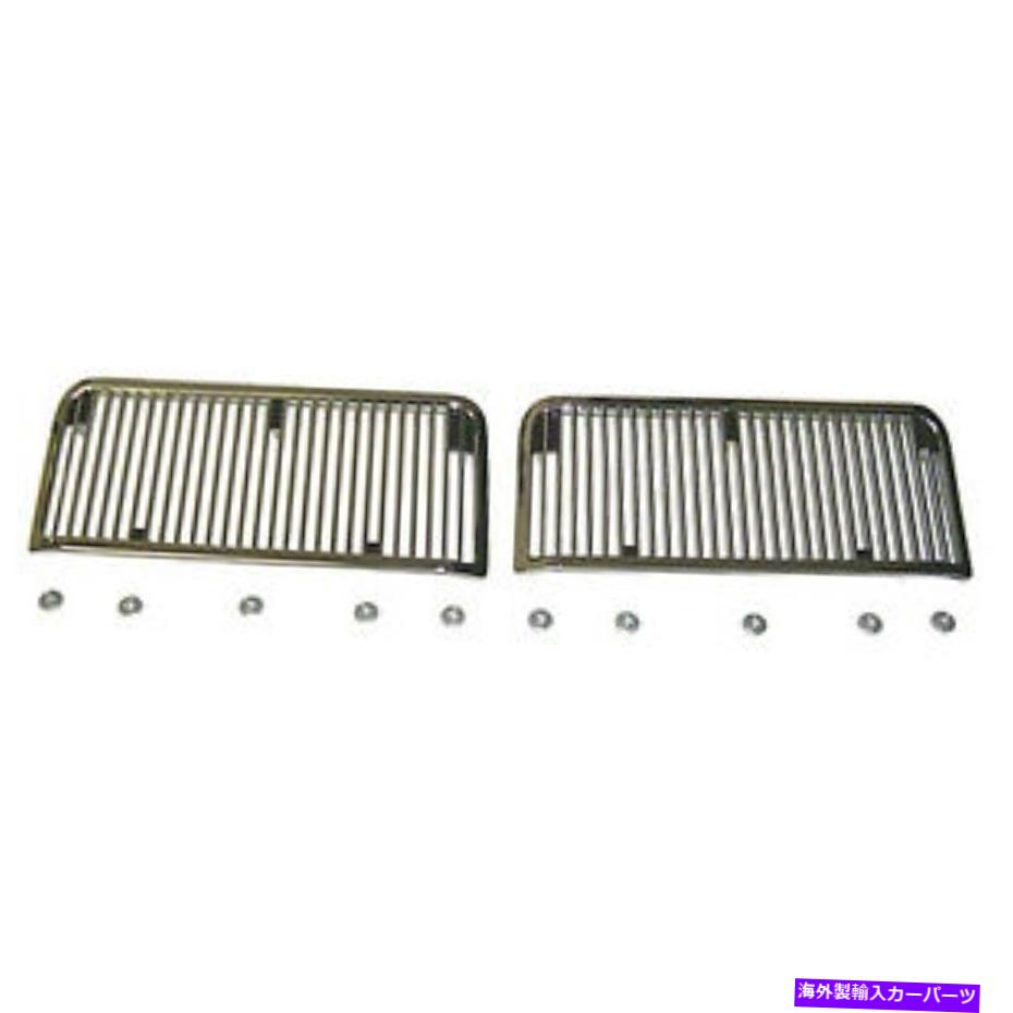 フードベントトリム 入れる;フードスクープ; 68-69 Chevelle/El Camino SS-396 LH/RHペア INSERT; HOOD SCOOP; 68-69 CHEVELLE/EL CAMINO SS-396 LH/RH PAIR【並行輸入品】