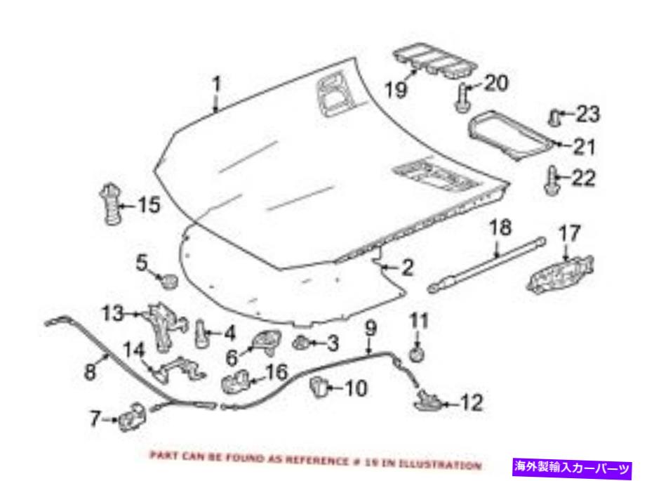 フードベントトリム メルセデスの本物のフードスクープ右1728800285 For Mercedes Genuine Hood Scoop Right 1728800285【並行輸入品】