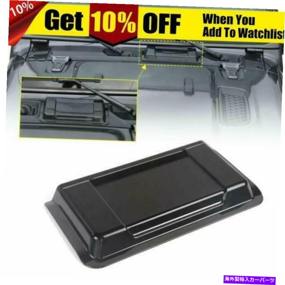 フードベントトリム ベントカバーエアベントフードベントスクープカバージープラングラーJL JT 18+ブラック Vent Cover Air Vent Hood Vent Scoop Cover Cowl for Jeep Wrangler JL JT 18+ Black【並行輸入品】