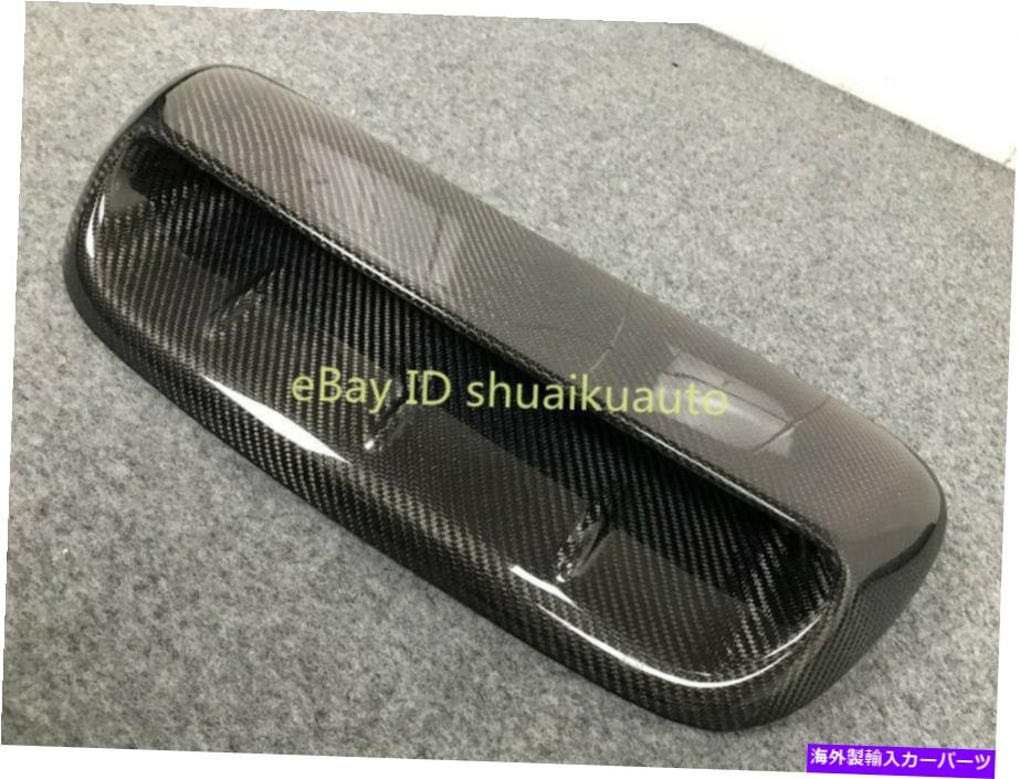 フードベントトリム カーボンファイバーフードボンネットスクープベントカバーボディキットミニクーパーS R53 2007-14 Carbon Fiber Hood Bonnet Scoop Vent Cover Body Kit For Mini Cooper S R53 2007-14【並行輸入品】