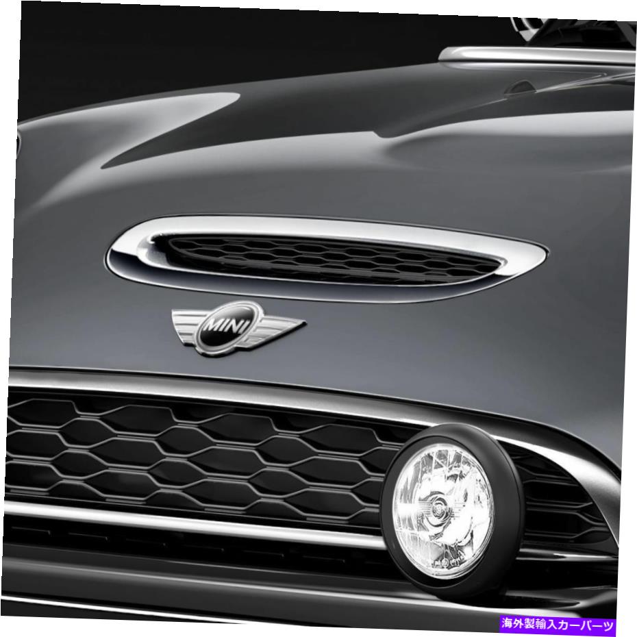 フードベントトリム ミニクーパーS F55 4ドアF56ハードトップクロムフードスクープ2014-2017本物のOEM Mini Cooper S F55 4-DOOR F56 Hardtop Chrome Hood Scoop 2014-2017 Genuine OEM【並行輸入品】