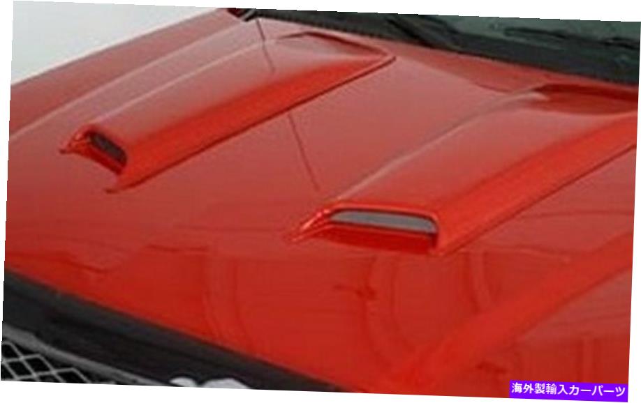 フードベントトリム Hood Scoops 2ピースミディアムシボレーシルバラード Hood Scoops 2 piece Medium Chevy Silverado【並行輸入品】