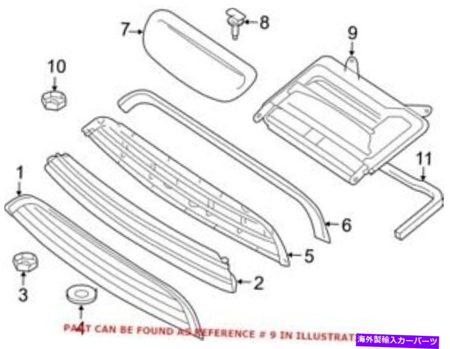 フードベントトリム MINI 51137155597用の本物のOEMフードスクープ Genuine OEM Hood Scoop for Mini 51137155597【並行輸入品】 63,102円
