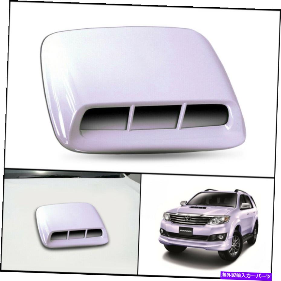 フードベントトリム トヨタハイラックスフォーチュナーのフロントボンネットフードスクープトリムカバーSW4 12 14 FRONT BONNET HOOD SCOOP TRIM COVER FOR TOYOTA HILUX FORTUNER SW4 12 14【並行輸入品】