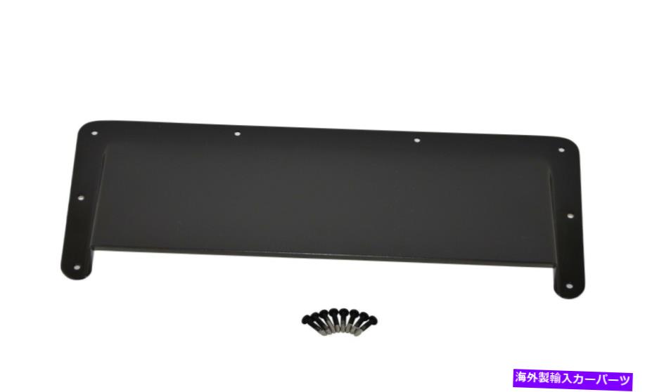 フードベントトリム KENTROL HOOD VENT AIR SCOOPブラックステンレス用ジープCJラングラーYJ 78-95 50507 Kentrol Hood Vent Air Scoop Black Stainless for Jeep CJ Wrangler YJ 78-95 50507【並行輸入品】