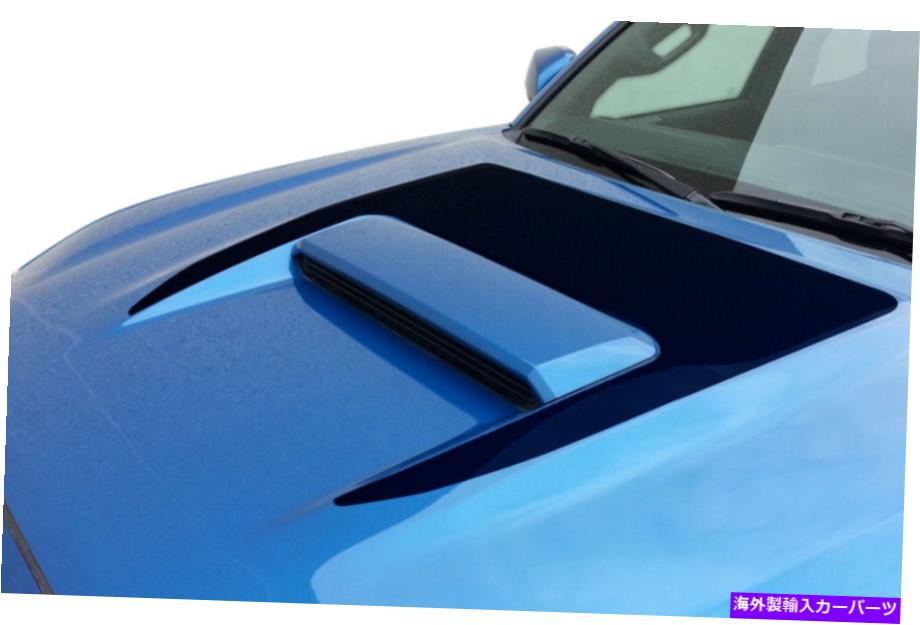 フードベントトリム トヨタタコマのビニールグラフィックスデカールラップ16-20フードスクープアクセントマットブラック Vinyl Graphics Decal Wrap for Toyota Tacoma 16-20 HOOD SCOOP ACCENT Matte Black【並行輸入品】